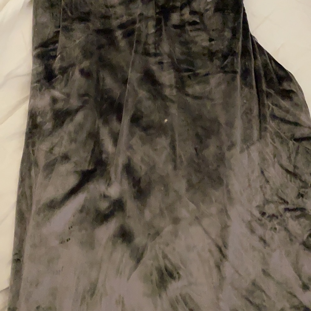 Maeve Velvet Wide Leg Overalls Jumpsuit Medium - Picture 7 of 12